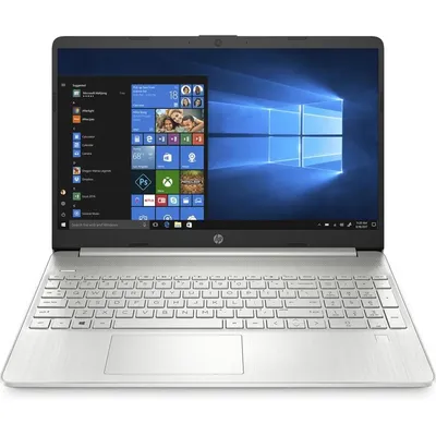 HP laptop 15,6" FHD R3-3250U 4GB 256GB Radeon DOS ezüst HP 15s-eq1000nh : 1F7C2EA fotó