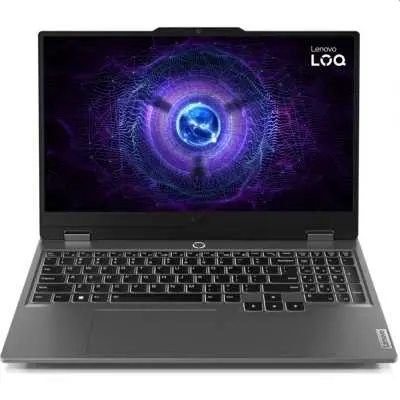 Lenovo LOQ laptop 15,6" FHD R5-8645HS 16GB 1TB RTX4060 DOS szürke Lenovo LOQ 15AHP9 : 83DX005THV fotó