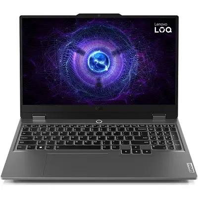 Lenovo LOQ laptop 15,6" FHD R5-8645HS 16GB 512GB RTX4060 NOOS szürke Lenovo LOQ 15AHP9 : 83DX005VHV fotó