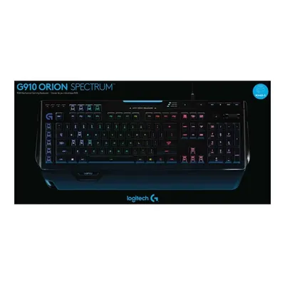 Gamer billentyűzet USB Logitech G910 Orion Spectrum RGB Gaming fekete US : 920-008018 fotó
