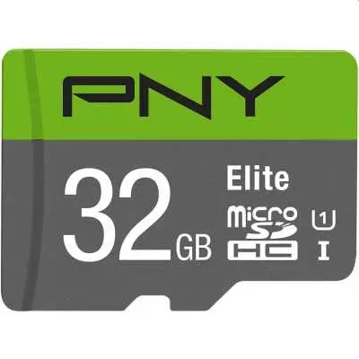 32GB Memória-kártya microSDXC Elite Class10 UHS-I +adapterrel PNY - Már nem forgalmazott termék : P-SDU32GU185GW-GE fotó