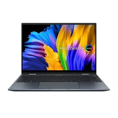 Asus ZenBook laptop 14" WQXGA+ i7-1165G7 16GB 1TB IrisXe W11 szürke Asus ZenBook Flip 14 : UP5401EA-KN094W fotó