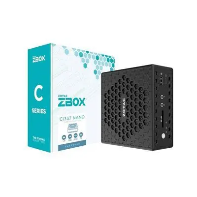 Barebone asztali számítógép Zotac ZBOX Mini fekete : ZBOX-CI337NANO-BE fotó