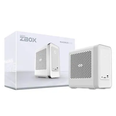 Barebone asztali számítógép Zotac ZBOX Mini  fehér : ZBOX-ERP74070W-BE fotó