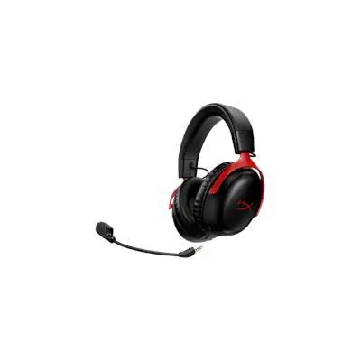 HP HYPERX vezeték nélküli gamer fejhallgató Cloud III fekete piros : 77Z46AA fotó