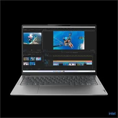 LENOVO Yoga Slim 6 laptop 14" WUXGA i5-13500H 16GB, 512GB Win11 Home szürke : 83E0004VHV fotó