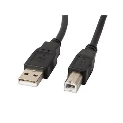 Lanberg USB-A ->USB-B kábel 1 m : CA-USBA-11CC-0010-BK fotó