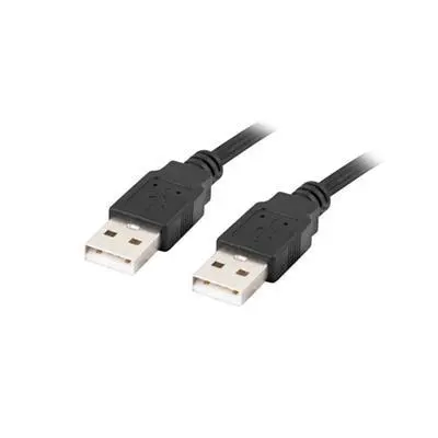 Lanberg USB-A M M kábel 500cm : CA-USBA-20CU-0005-BK fotó