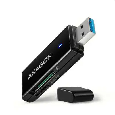 Kártyaolvasó USB 3.2. SD, microSD AXAGON : CRE-S2N fotó