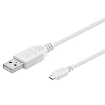 USB KÁBEL VCOM USB 2.0, MICRO USB 0,5M FEHÉR (CU271W0.5M) - Már nem forgalmazott termék : CU271W0.5M fotó