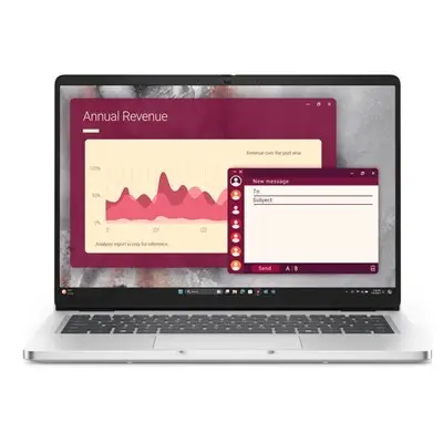 Dell Pro 14 PC14250 notebook 14" FHD+ Cu5 235U 16GB 512GB Linux : PC14250-54 fotó