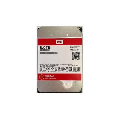 8TB 3,5" HDD WD SATA3 5400rpm 256MB Red : WD80EFAX fotó