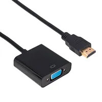 Adapter HDMI-VGA (HDMI/M-VGA/F) 15cm kábellel Akyga : AK-AD-42