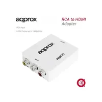 Átalakító RCA-ból HDMI adapter (1080p / 60Hz, 720p / 60Hz) APPROX : APPC41