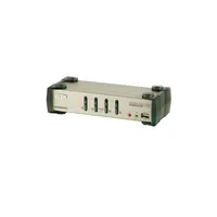 KVM switch 4PC USB + kábelkészlet + audio : CS1734B