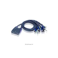 KVM S.4PC USB +kábel CS-64US : CS64US-AT