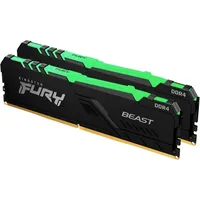 32GB memória DDR4 3200MHz (Kit of 2) 1Gx8 Kingston FURY Beast RGB KF43 : KF432C16BB1AK2_32