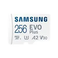 Memória-kártya 256GB microSDXC Class10 Samsung EVO Plus + adapter : MB-MC256SA_EU