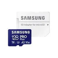 Memória-kártya 128GB microSDXC Class10 Samsung PRO Plus + adapter : MB-MD128SA_EU