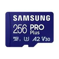 Memória-kártya 256GB microSDXC Class10 Samsung PRO Plus + kártyaolvasó : MB-MD256SB_WW