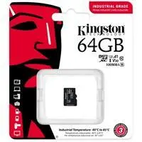 Memória-kártya 64GB microSDXC Class10 Kingston Industrial : SDCIT2_64GBSP